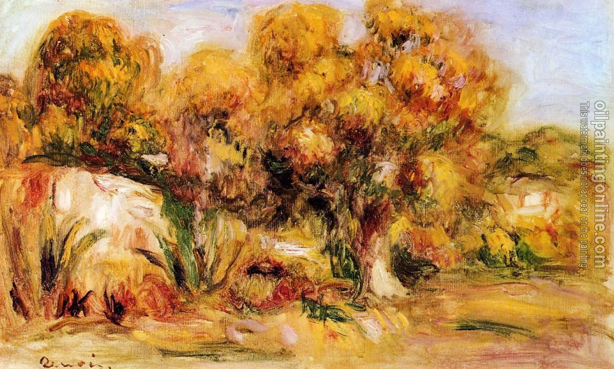 Renoir, Pierre Auguste - Landscape